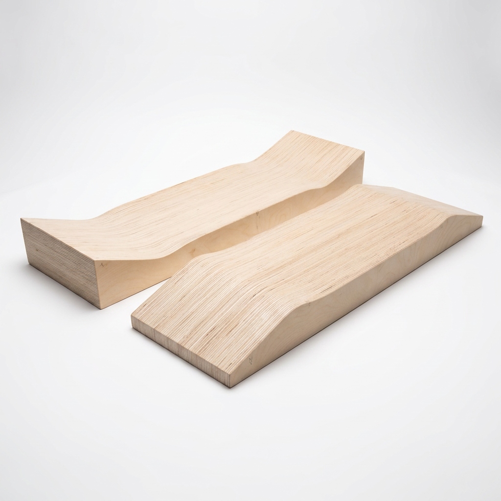 Skateboard Mold Both Halves Open