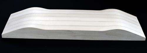 Skateboard mold — top half