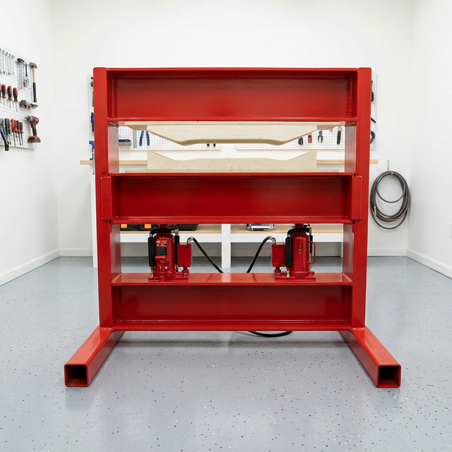 SkateboardMolds.com hydraulic press